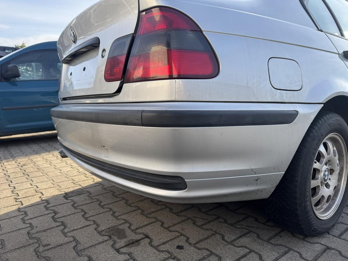 BMW 3er E46 original Sto&szlig;stange Stossf&auml;nger hinten 354 Titansilber Limousine Bj.1998